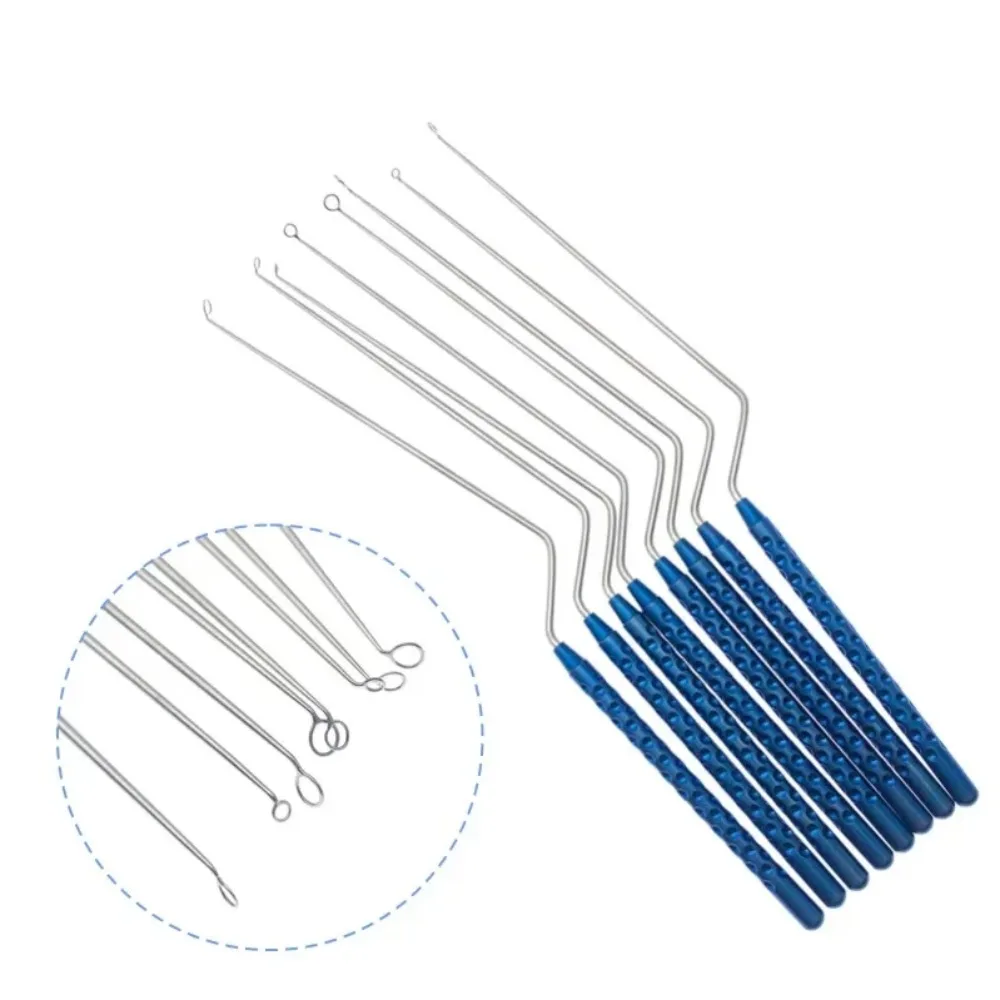 Micro Pituitary Malleable Ring Curette Microneurosurgery Surgical Instruments New