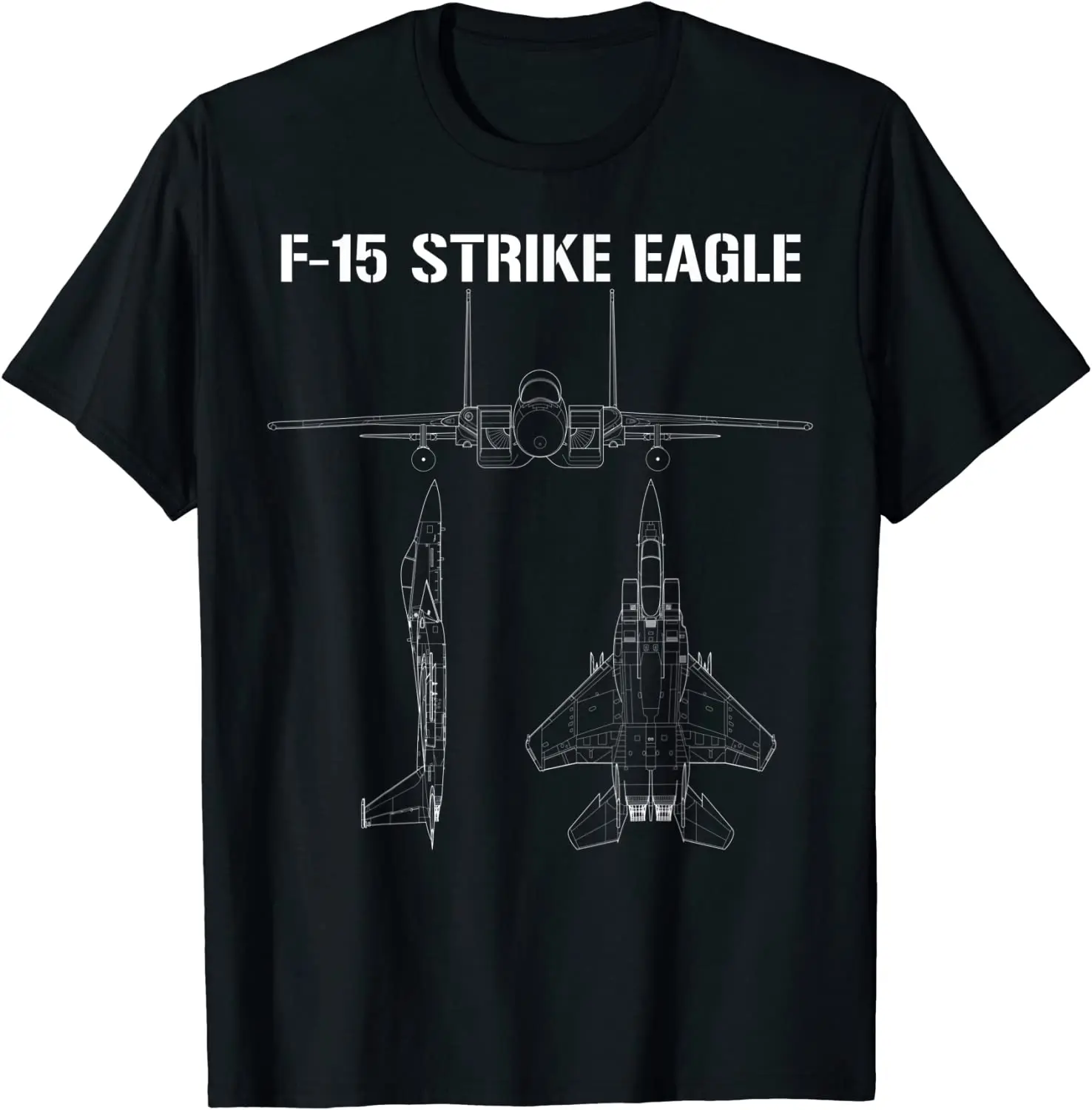 

F15 Strike Eagle Shirt Vintage Military Pilot Tee