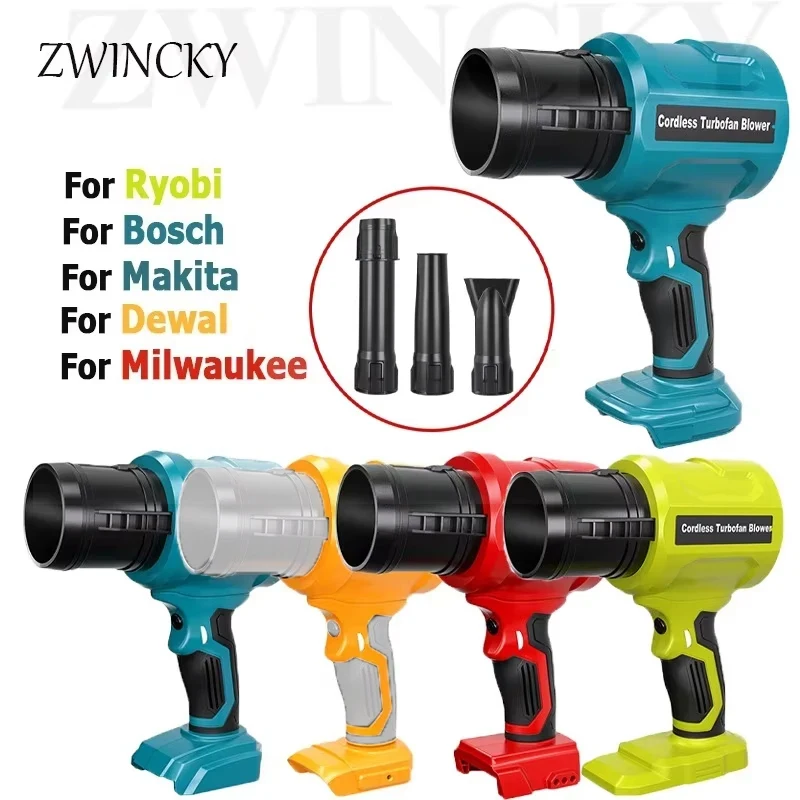 

Беспроводная ручная воздуходувка Jet Blower Violent Turbo Fan Speed для аккумуляторов Makita/Milwaukee/Dewalt/Bosch/Ryobi 18В (без аккумулятора)
