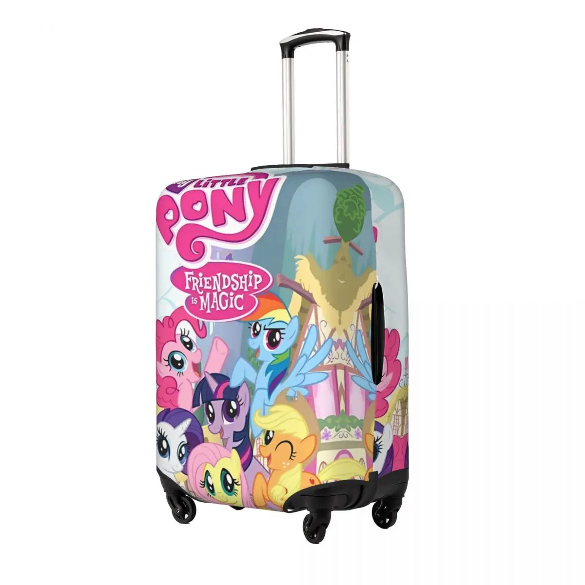 MINISO My Little P-pony Suitcase Cover Holiday Elastic Luggage Accesories Business Protection