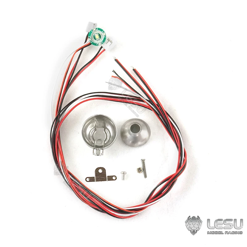 LESU 1/14 Tamiya truck model toy engineering machinery modified spotlight S-1290