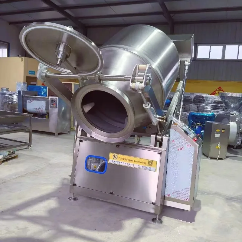 CE Hydraulic Vacuum Meat Tumbler for Fast Marinating Poultry Beef Pork  Chicken Fish with Tumbling Massage Effect