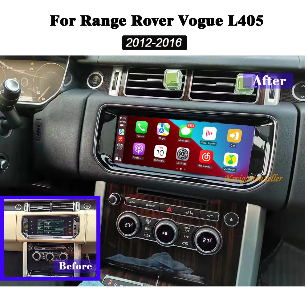 

Автомагнитола VIGOHI на Android 13 для Range Rover Vogue L405, 2012-2016 гг., полносенсорный экран, стерео, CarPlay, мультимедийный плеер, навигация