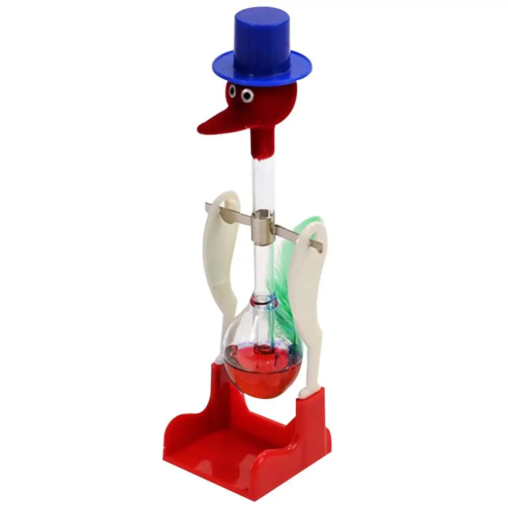 Creative Nonstop Liquid Drinking Glass Lucky Bird Duck Swing Magic Prank Toy Tabletop Drinking Water Bird Duck