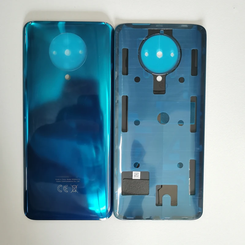New For POCO F2 Pro Tempered Glass Battery Back Cover Door For F2 Pro Phone Housing + Camera Lens Case Replacement