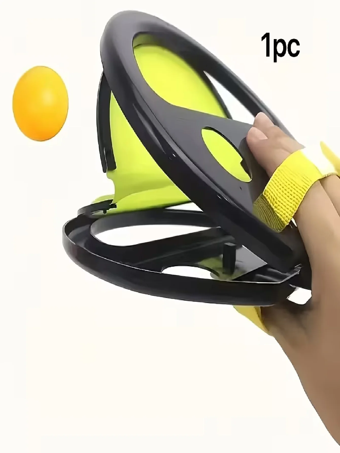1Pc Fun Catcher: Outdoor and Indoor Hand-Eye Coordination Toy, Parent-Child Interaction, Improves Hand-Eye Coordination - Includes 1 Racket and 2 Balls