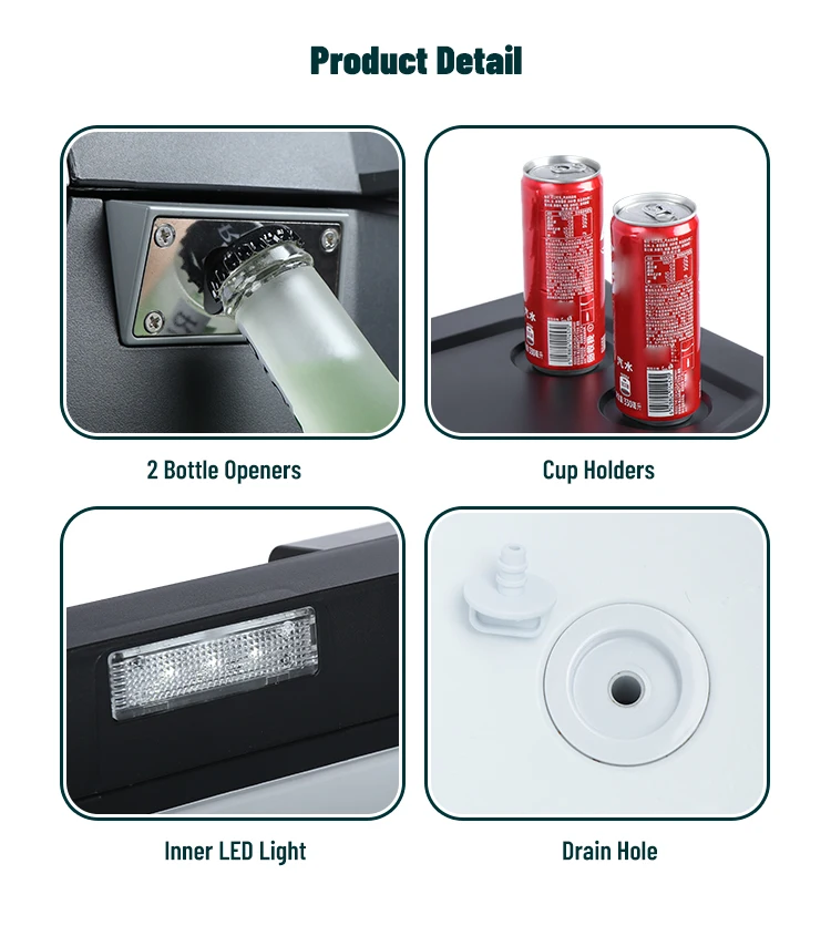 Hot Sale Portable Electric 12V 24V Mini Small Beauty Insulin 26L Camping Car Refrigerator Freezer Cooler Box Fridge