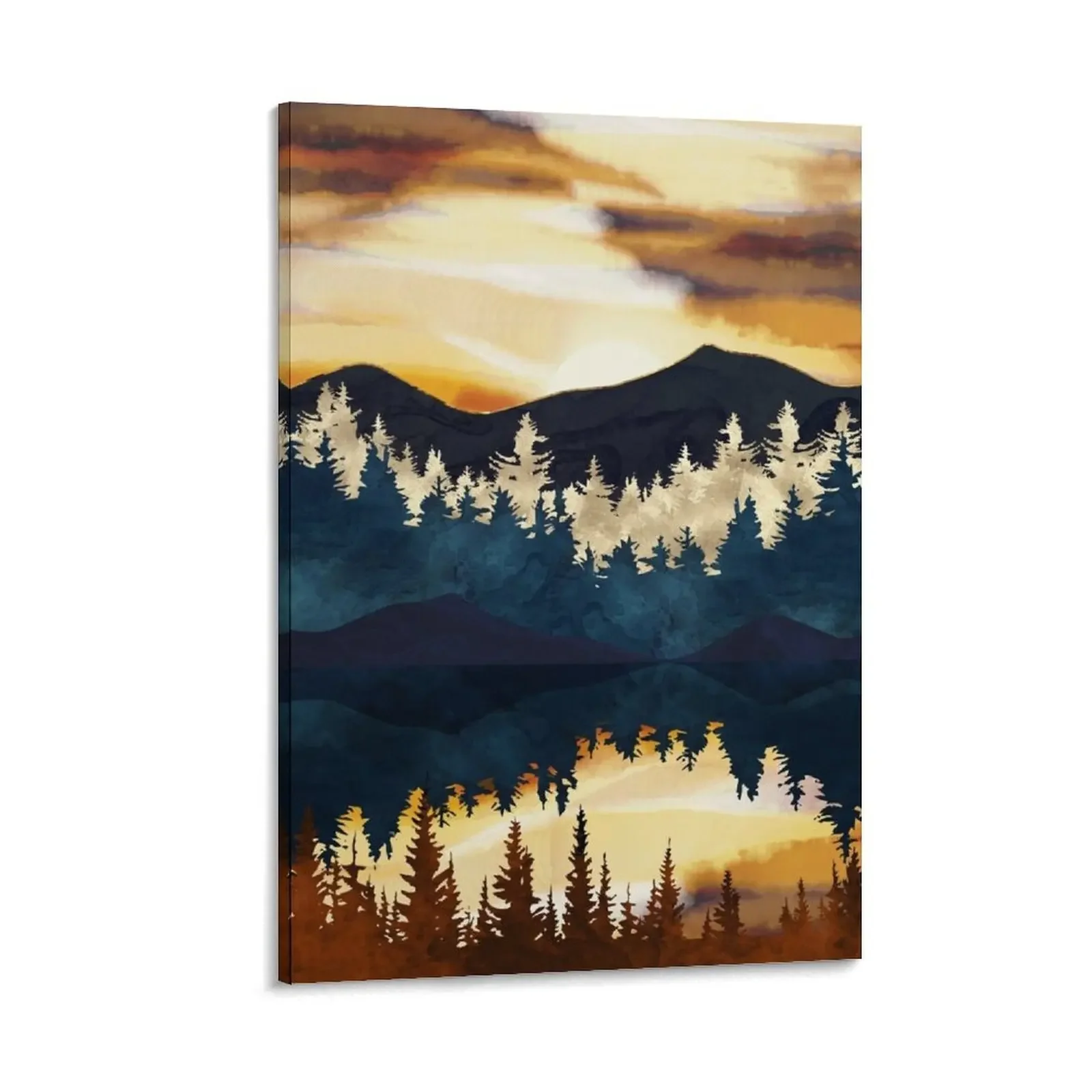 

Fall Sunset Canvas Painting canvas wall decoration anime room decor anime decoration