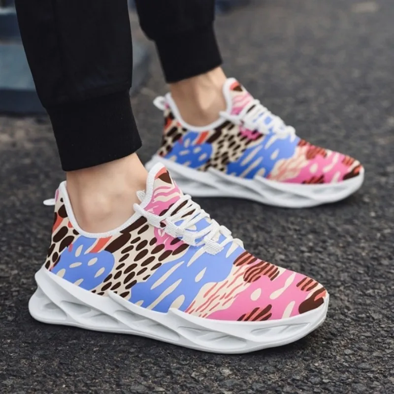 

YRZL 2025 Men Athletic Shoes Gym Training Shoes Lightweight Non Slip Comfortable Walking Running Sneakers Sports Casual Shoes