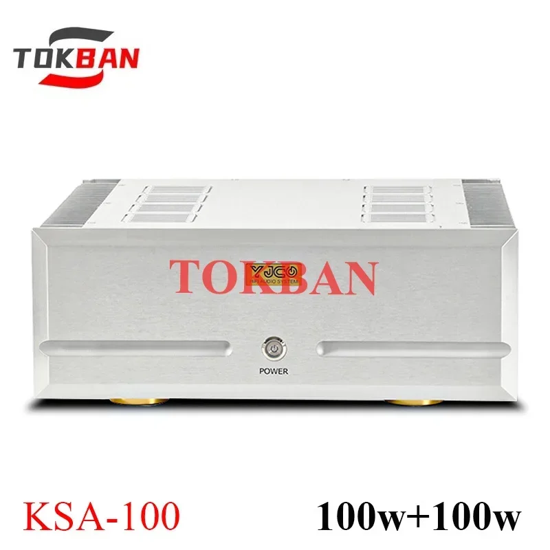 Tokban KSA100 Power Amplifier 100w*2 High Power  Class A Amp Delicate Sound with Soft Start HIFI Amplifier Audio