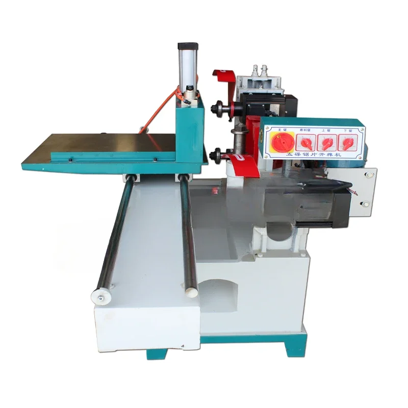 Circular rail five-disc saw MJ2108 precision single rail/double rail five-disc tenoning machine