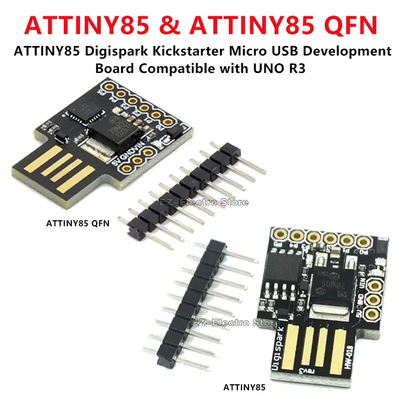 ATTINY85 Digispark Kickstarter Micro USB Development Board Compatible with UNO R3 ATTINY85QFN