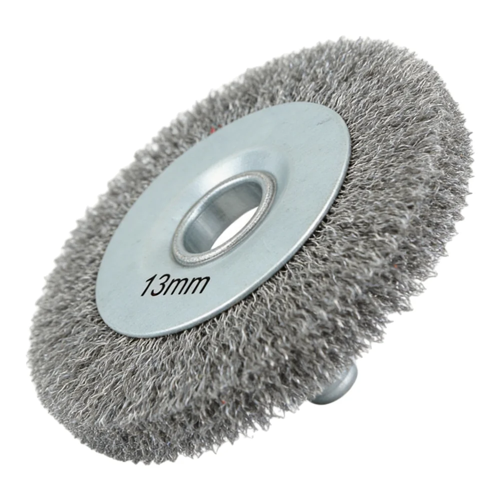 Angle Grinder Wire Brush Wheel - แปรงลวดเหล็ก 3 นิ้ว แปรงล้อ สำหรับเครื่องมือโรตารี่ เครื่องเจียรไฟฟ้า