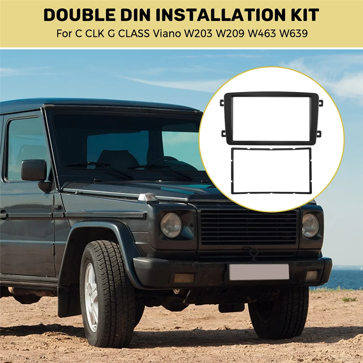 

Car Accessories 2 Din Car Radio Fascia DVD Player Panel Kits Stereo Dash Frame f