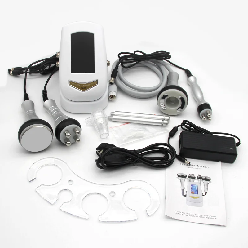 3/4IN1 Vacuum Laser Radio Frequency RF 40K Cavitation Slimming Ultrasonic Liposuction Cavitation Machine Face Lifting Body Shape