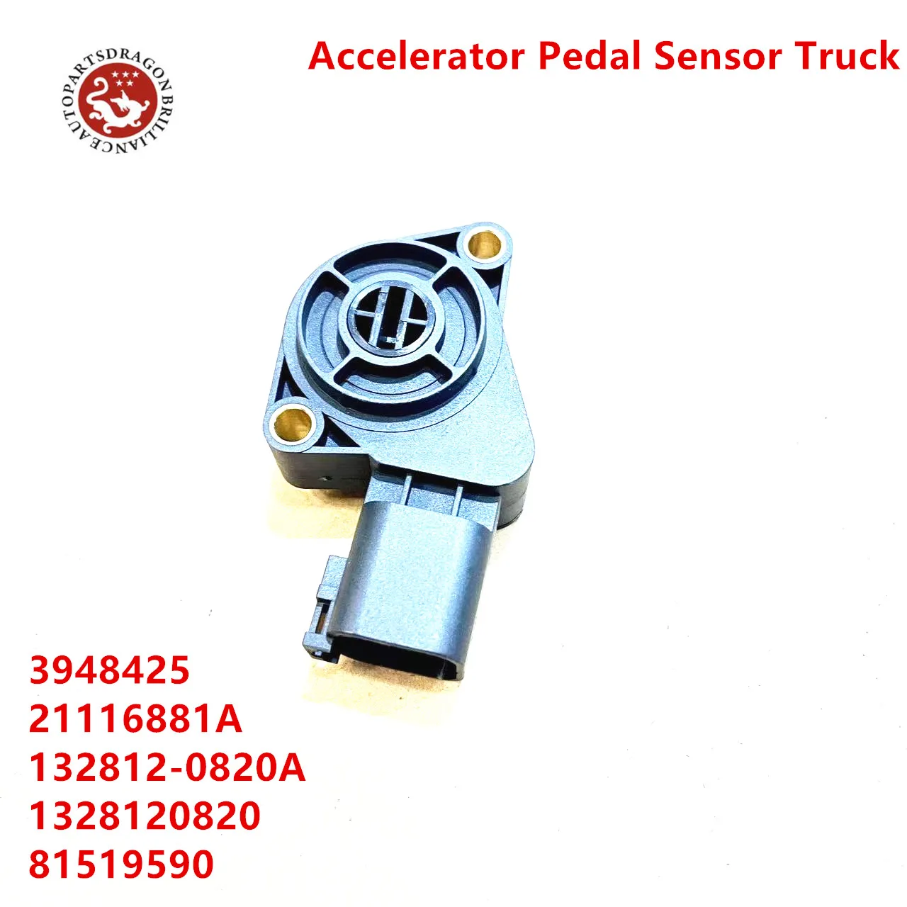 Accelerator Pedal Sensor For Volvo Truck FH12 FH13 FH16 3948425 21116881A 132812-0820A 1328120820 81519590 7421059642 7421059645