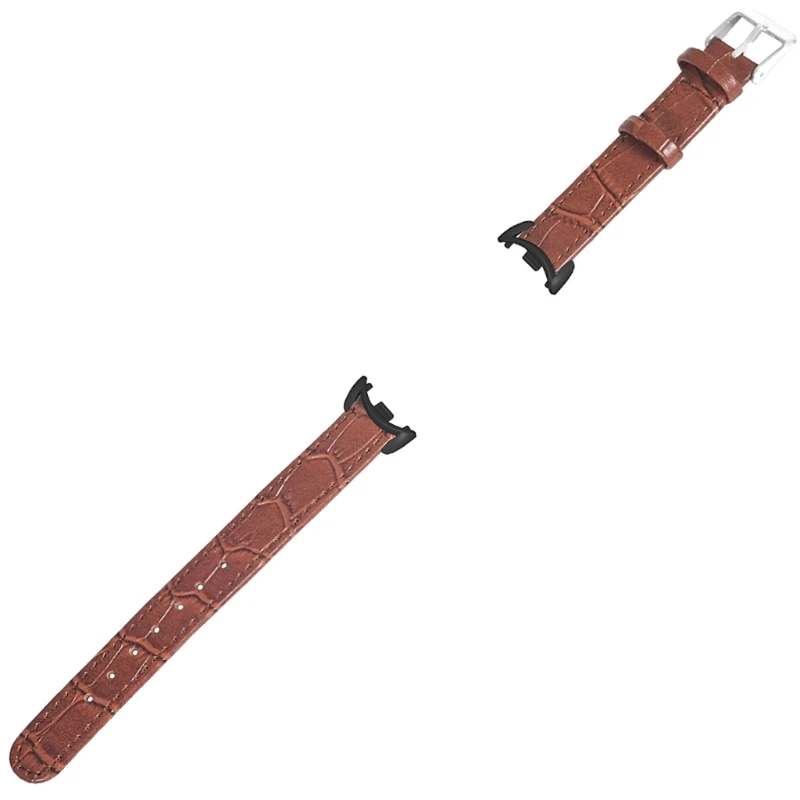 For Xiaomi Mi band 8 NFC Leather Strap Watch Accessories Wristband Belt For Xiaomi Mi Band 8 Watchband Bracelet