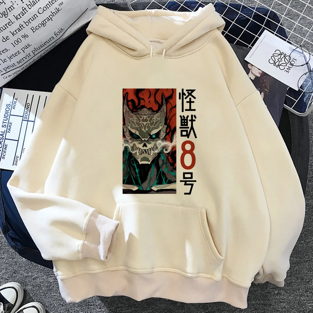 

Kaiju No 8 hoodie trendy clothes for teens printed design kawaii pattern teen sweatshirts tracksuits patterned youthful pattern