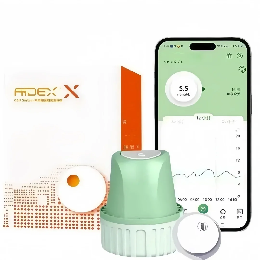 El sensor dinámico del medidor de glucosa en sangre CGM puede monitorear continuamente la glucosa en sangre durante 15 días, medidor de glucosa en sangre FreeStyle Libre