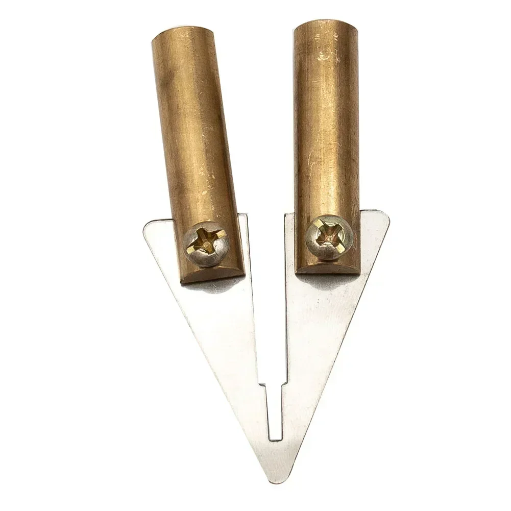 Useful Convenient Triangular Spatula New For Repairing Plastics For Straight Diagonal Cutter Gold Silver Steel 1 Pc 72 Mm