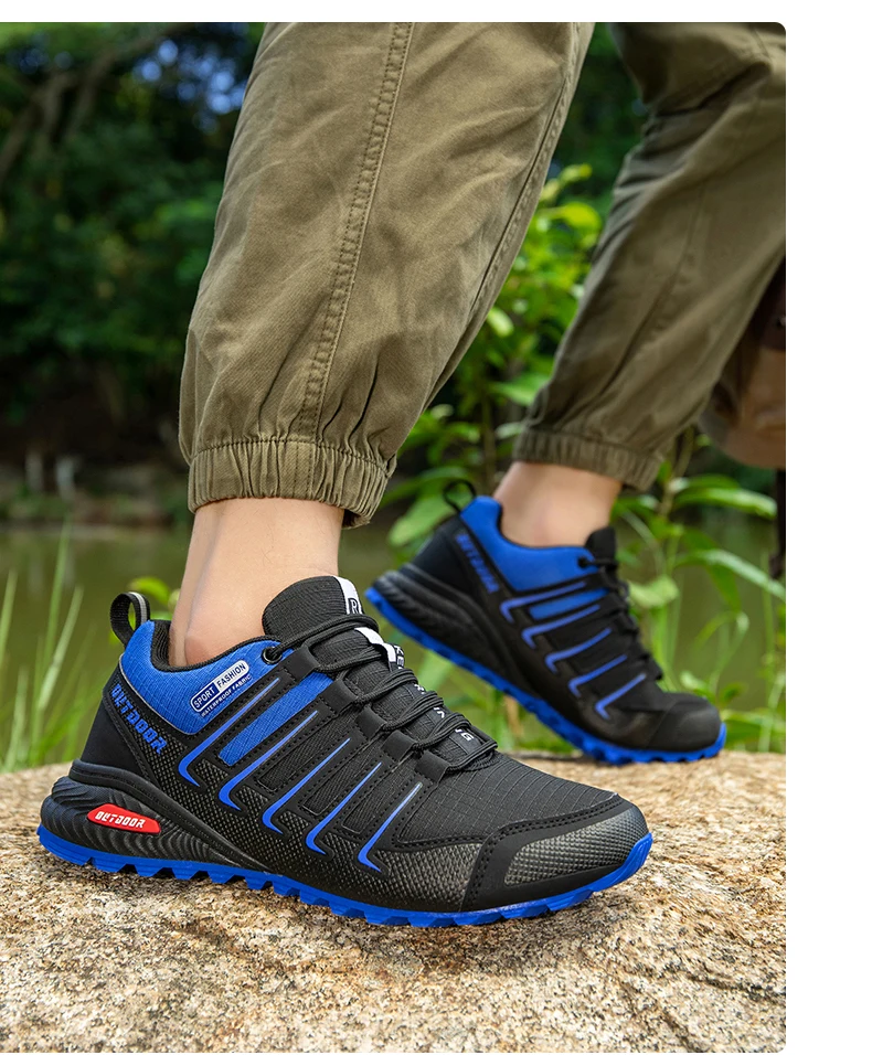 Wasserdichte Wanderschuhe Herren Gitter Mesh Atmungsaktive Outdoor Camping Schuhe Männer Trekking Wandern Jagd Taktische Fahrrad Turnschuhe – Detail 12