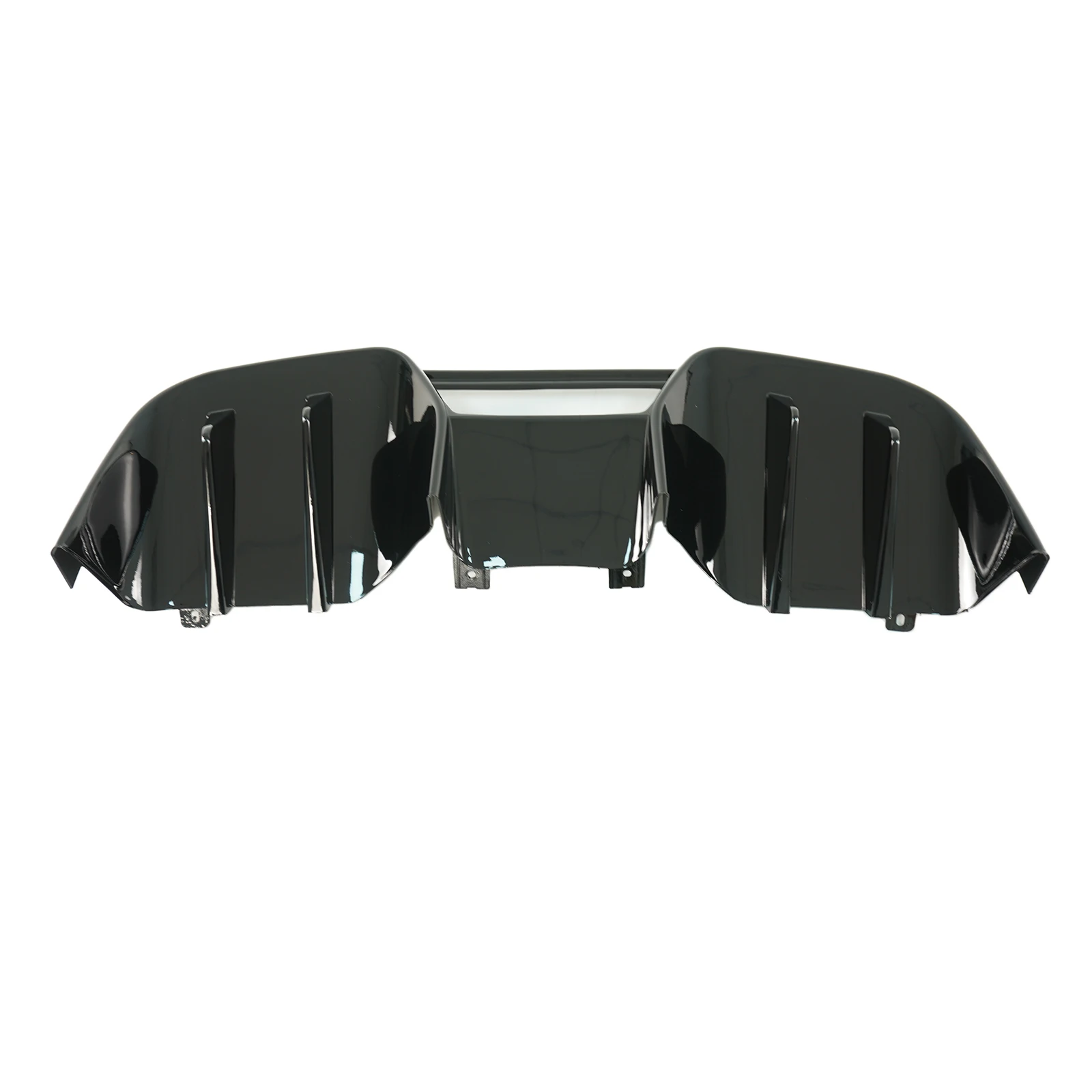 لفورد 2015-2017 موستانج المصد الخلفي الناشر اكسسوارات السيارات طقم الجسم ماتي أسود لامع أسود ABS مشبك من البلاستيك تركيب