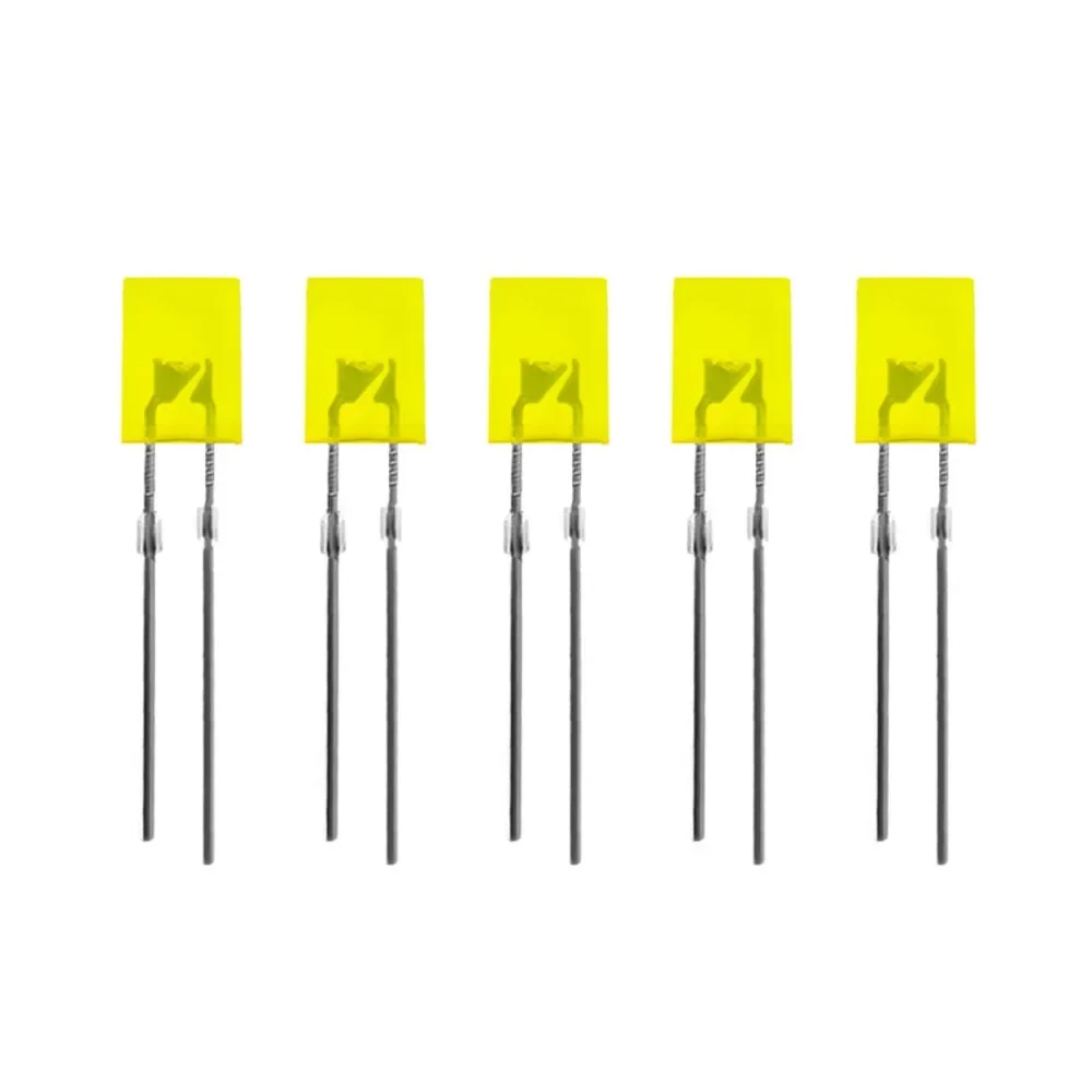 100 قطعة مربع الباعثة للضوء LED ديود 2X5X7mm LED ديود 2*5*7 مللي متر أحمر أصفر أخضر أزرق أبيض الثنائيات DIY بها بنفسك عدة إلكترونية