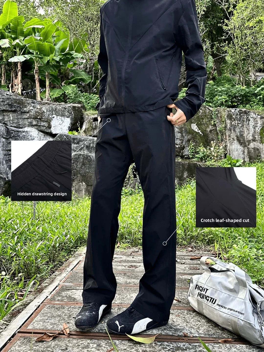 

Легкие мужские брюки карго Bla прямого кроя, повседневные, осенние, в американском стиле, водонепроницаемые рабочие брюки