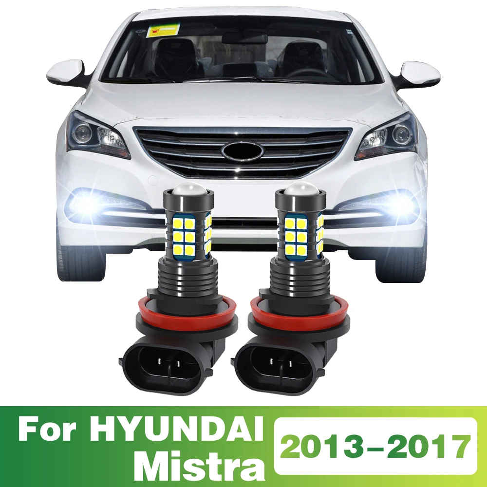 

2Pcs LED Lamp Car Front Fog Light For HYUNDAI Mistra 2013 2014 2015 2016 2017 Accessories