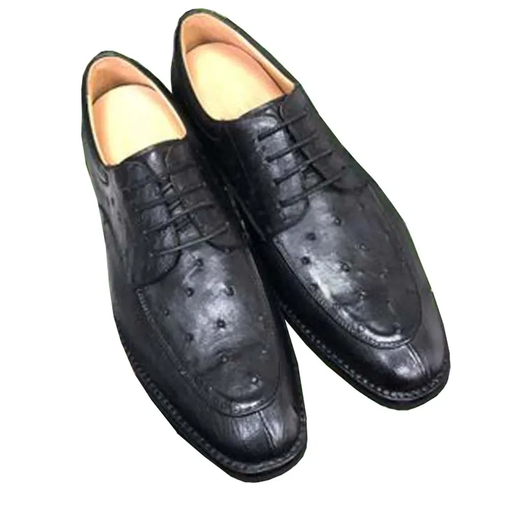 ousidun new male  Leisure shoes  personality  Ostrich leather  Men dress shoes  business  leisure  fashion new  men formal shoes