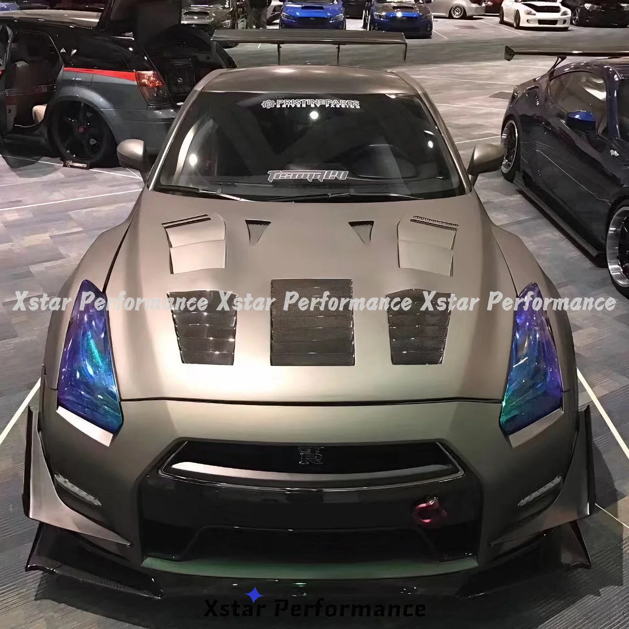 Tp2 Style Carbon Fiber Hood Bonnet For Nissan GTR R35