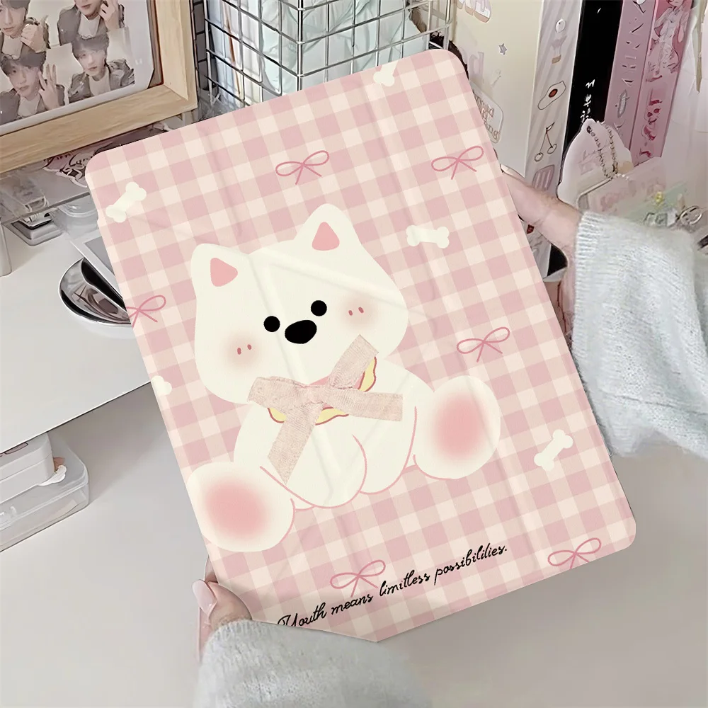 Shockproof Cute Puppy Cartoon Case for iPad A16 11th 10.9