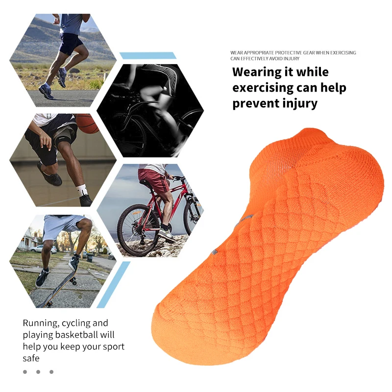 X-TIGER Men Ankle Socks Mesh Ventilating Comfort Fit Performance Breathable Casual Athletic Cycling Socks