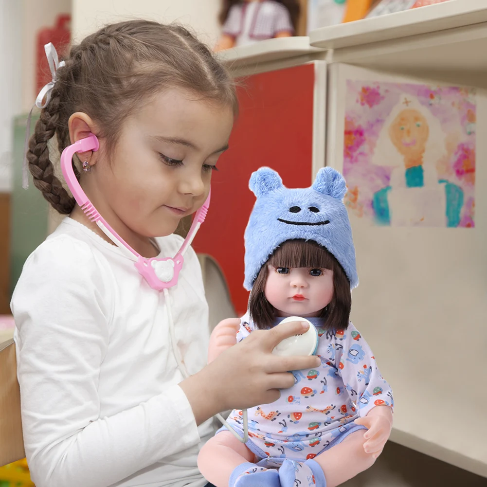 Mini muñeca realista de bebé Reborn, muñeca de tela para dormir con ropa, juguete vestido realista, regalo del Día de los niños