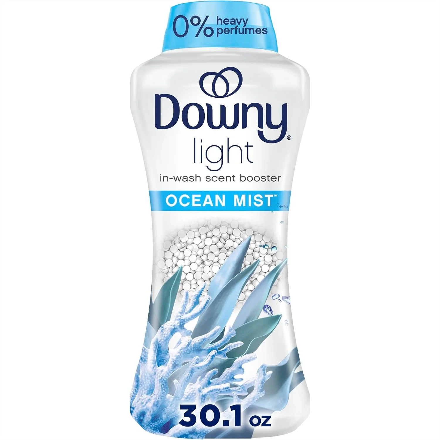 Laundry Scent Booster Beads, Ocean Mist, 30.1 OZ, Light Fragrance for Fresh Clothes, Long Lasting In-Wash Fabric Softener