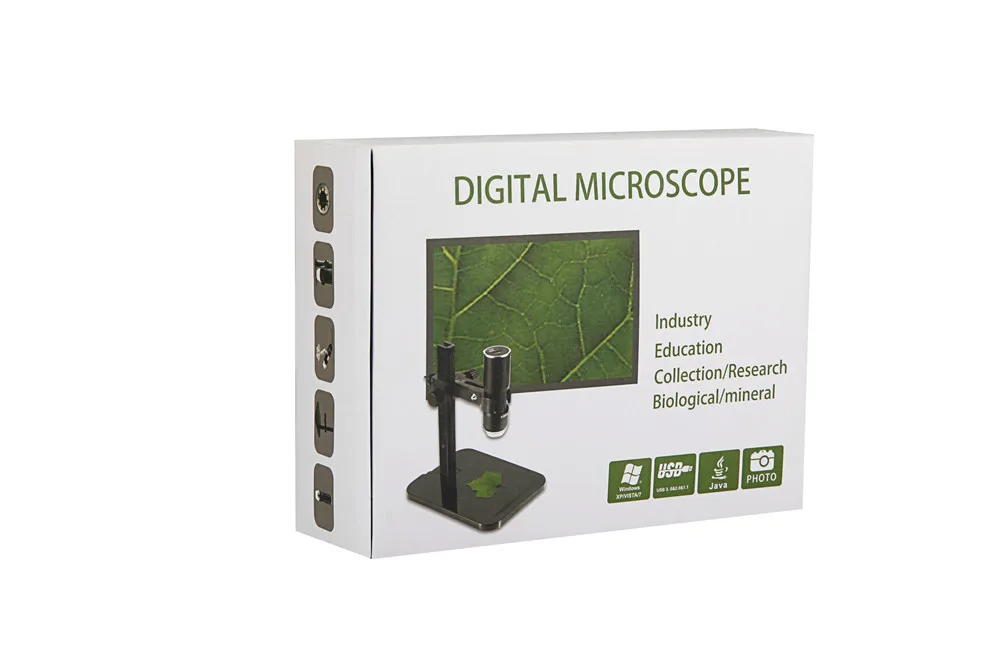 2MP 1080P 50-1000X USB كاميرا المنظار المحمولة CMOS Borescope التفتيش مجهر رقمي المكبر للشعر الجلد PCB الاختيار