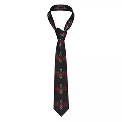 Custom Heavy Metal Slipknots Ties Men Fashion Rock Music Silk Business Necktie