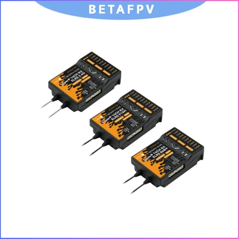 SuperD ELRS Diversity Receiver: 14-Kanal-Dualband 915 MHz und 2,4 GHz, für FPV-Drohnen mit großer Reichweite, Starrflügel und Rover