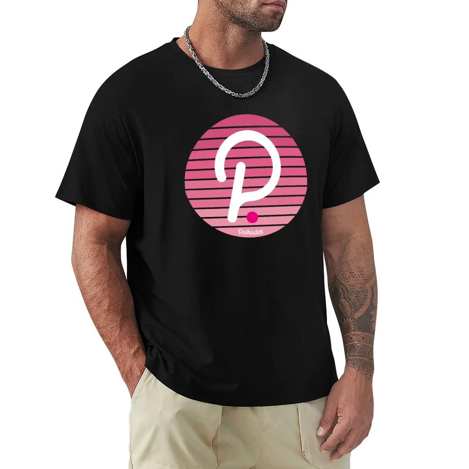 

Polkadot DOT Cryptocurrency Modern v2 T-Shirt Work Wear Short Sleeve T-Shirt