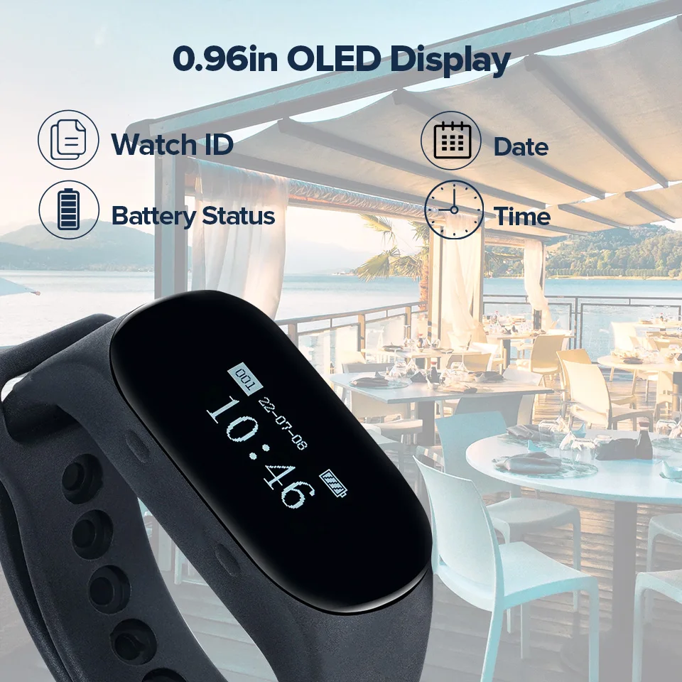 RETEKESS TD154 Küchen-Pager, Kellner-Rufsystem, Restaurant-Pager, 4 wasserdichte Uhrenempfänger, Sender für Kaffee, Bar, Hotel – Detail 7