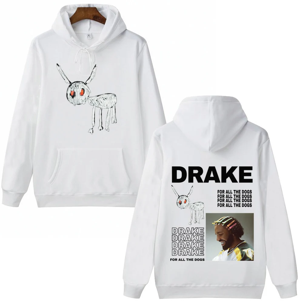 Drake for All The Dog Hoodie Man Woman Harajuku Pullover Tops Sweatshirt Music Fans Gift