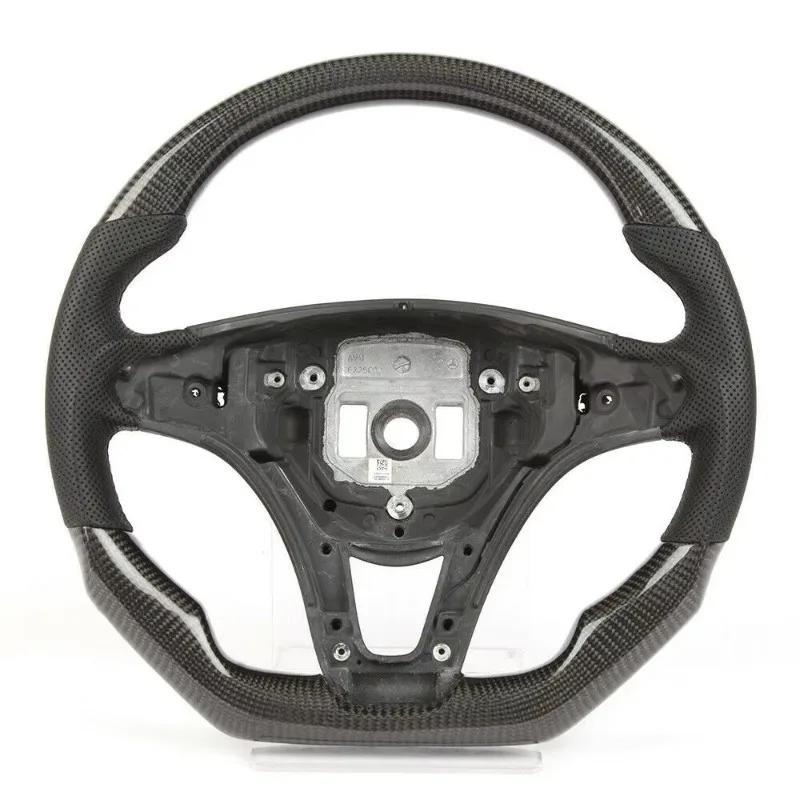 Wholesale Full Leather Carbon Fiber Steering Wheel New Luxury Car Parts