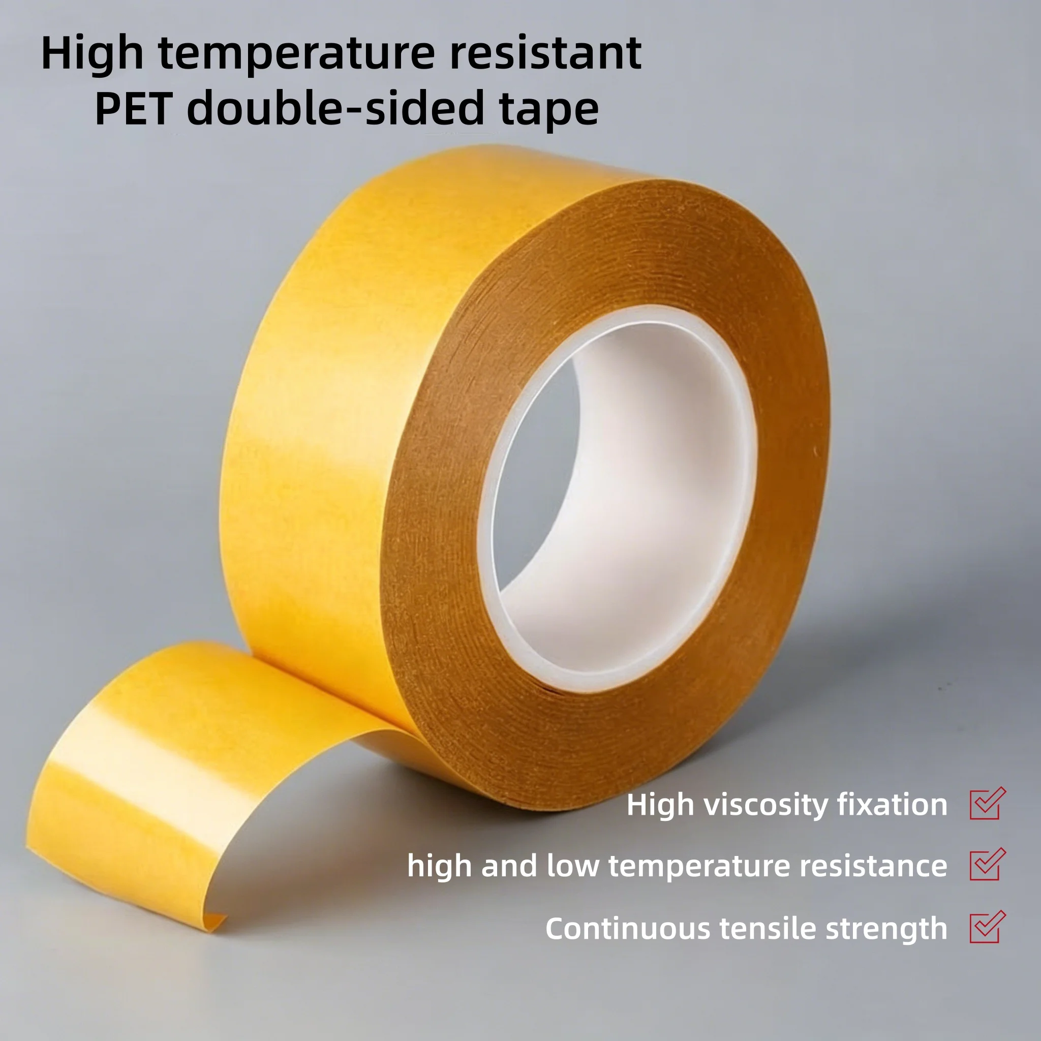 Transparent installation double-sided tape, detachable carpet tape, used to fix carpets, mats, wall mounted double-sided tape