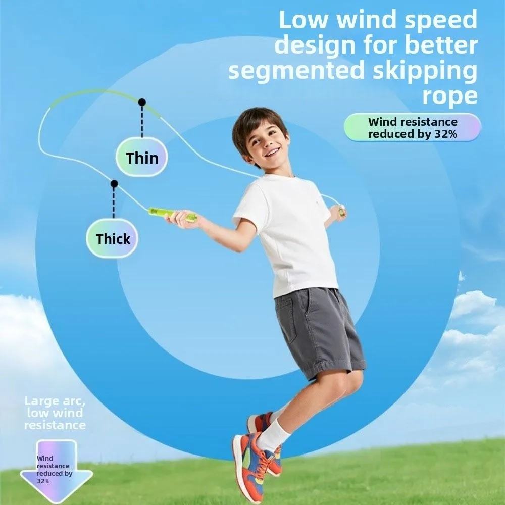 

Полезная противоскользящая скоростная скакалка, сегментированная скакалка для похудения, двойной подшипник, спортивная веревка для тренировок в тренажерном зале, оборудование для фитнеса