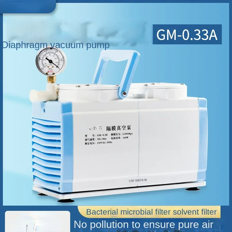 

GM Series Electric Positive and Negative Pressure Anti-Corrosion Vacuum Pump Oil-Free Diaphragm Vacuum Pump