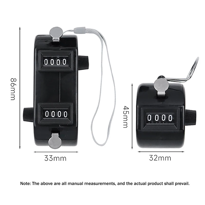 عداد يدوي ميكانيكي صغير محمول جديد عداد يدوي رقمي عداد نقر الجولف حارس نقاط الجولف #6