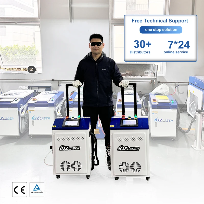 

200W 300W 500w Pulse Laser Cleaning Metal Paint Wood Cement Removal Machine Automatic Mopa 2025 New Sales Laser Rust Cleaner