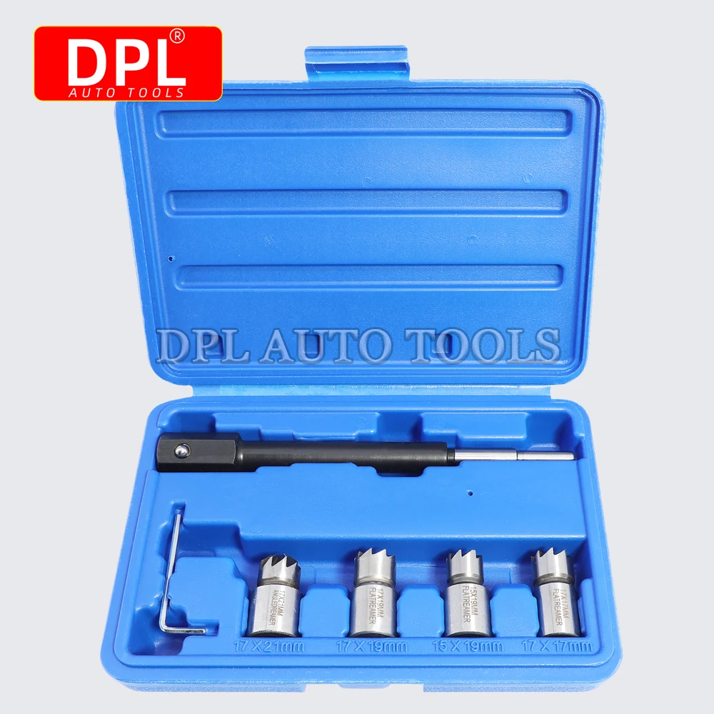 

5PCS Diesel Injector Seat Cutter Tool Set Cleaner Carbon Cutting Tool Kit