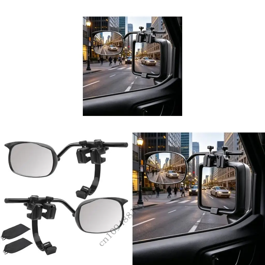 

Universal Wide Mirror For Improved Visibility And Blind mark Reduction