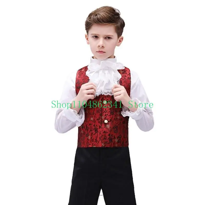 5ASD per adulti per adulti staccabili ruffled jabot e polsini set vintage costume vittoriane